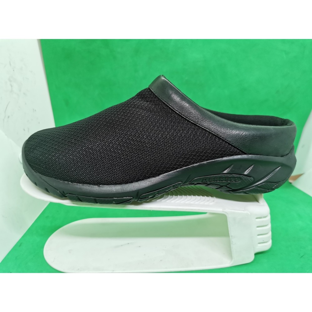 Women's 9 W Wide Merrell Encore Breeze 4 J000554 Shoes Black Clogs Breathable - Picture 15 of 16